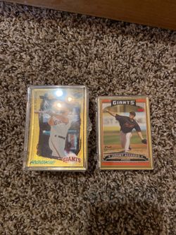 SF Giants Baseball Cards Assorted