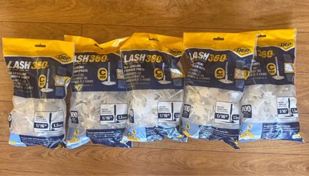 QEP LASH360 1/16 in. Tile Leveling 3-Corner Stems (100-Pack)