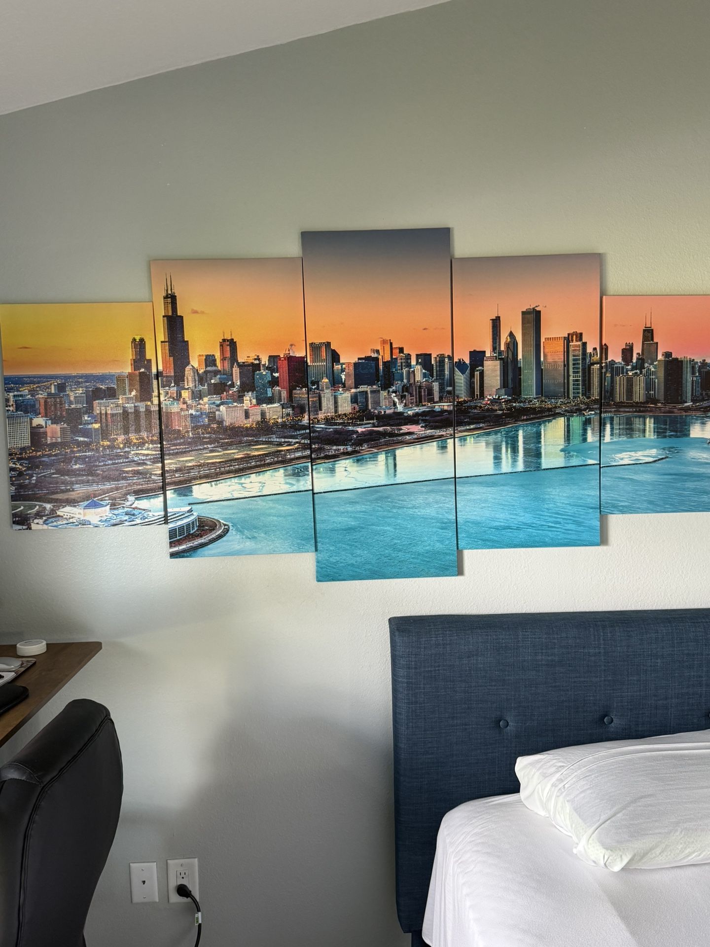 Chicago Skyline Canvas. New