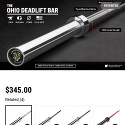 Rogue Deadlift Bar Bare Steel 