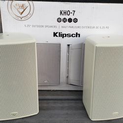 Klipsch  KHO-7 Outdoor Indoor Speakers  (Psir) 5.25" 
