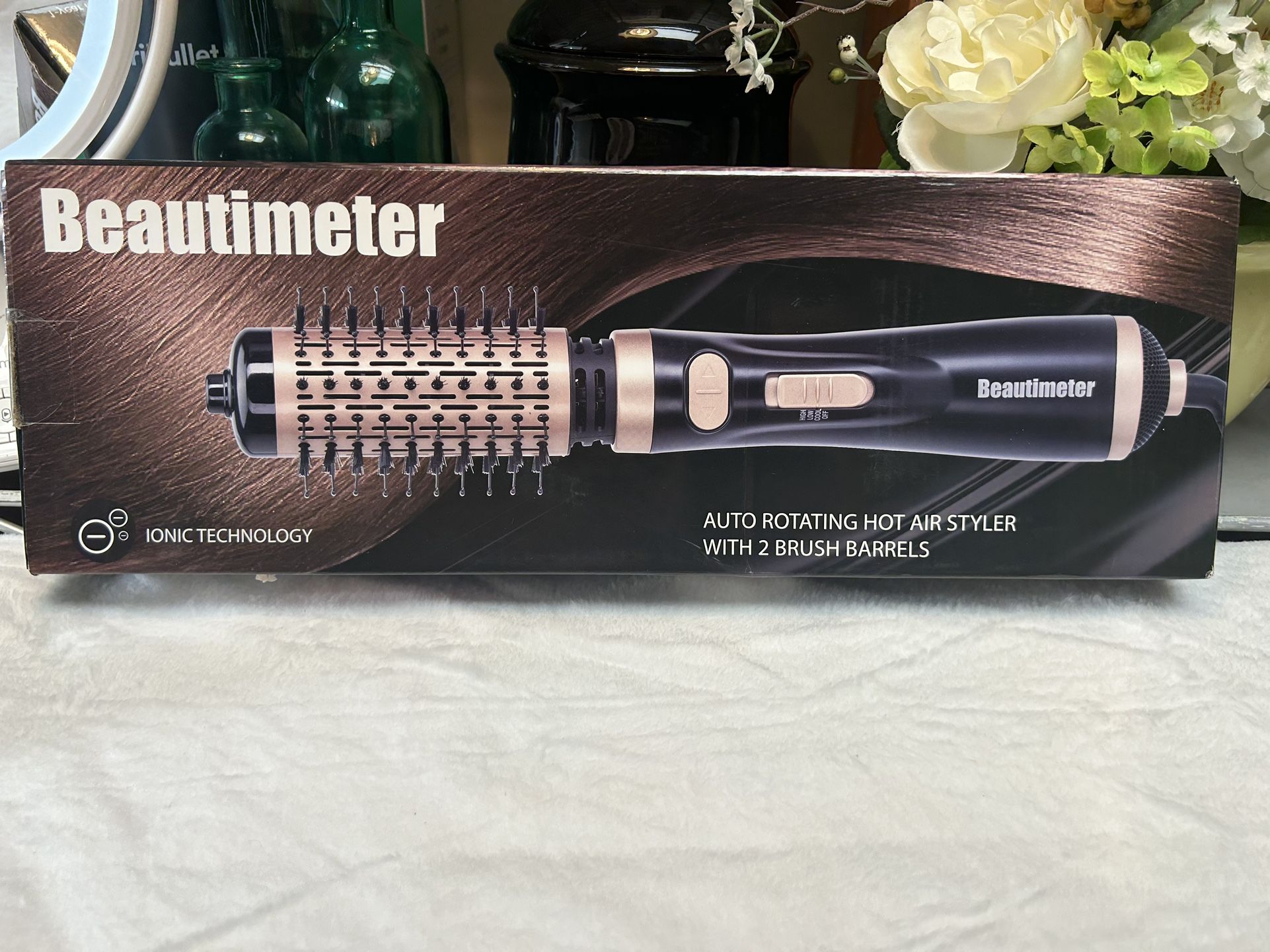 Beautimeter Auto Rotating hot air stylist With Two Brushes NEW