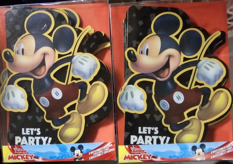 Disney Jr Mickey Mouse Invitations