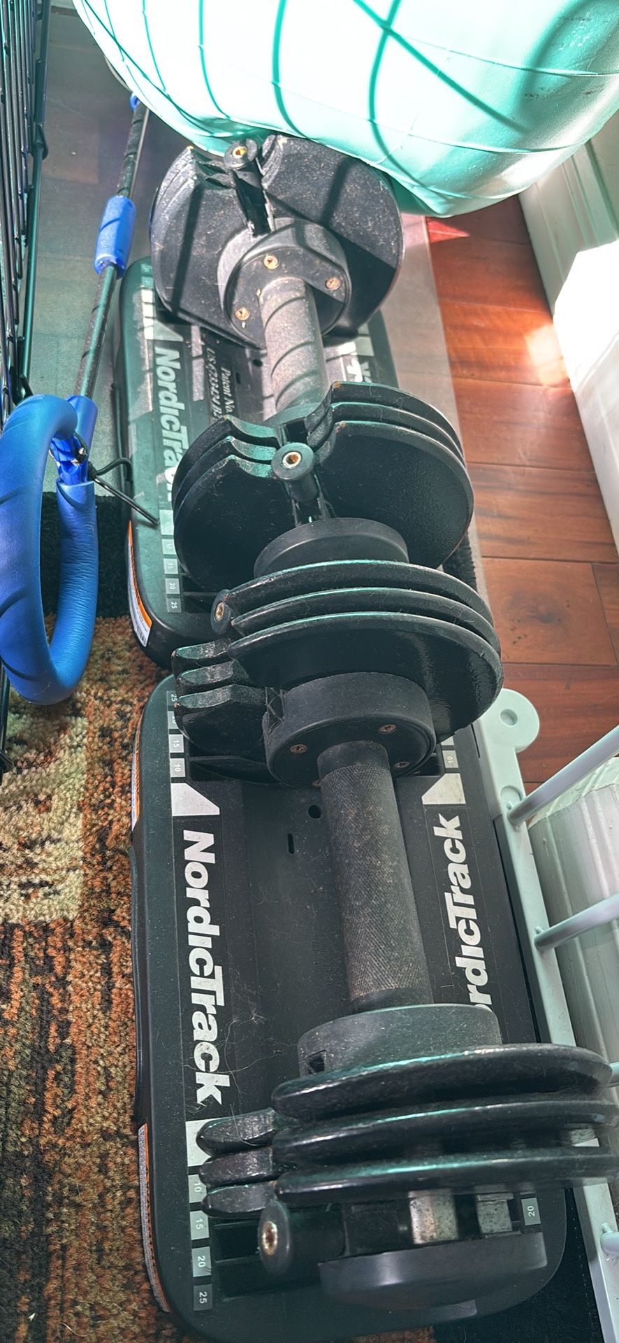 Norditrack Adjustable Dumbbells- 25 Lbs Each