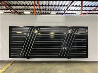 6FT Modern Steel Sliding Gate – 14FT to 24FT