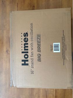 Holmes 16” blade oscillating standing fan