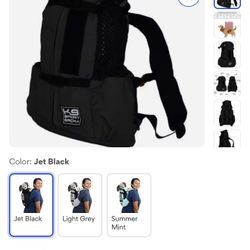  Carriers & Travel Carriers Backpacks K9 Sport Sack Air 2 Forward Facing Dog Carrier Backpack, Black