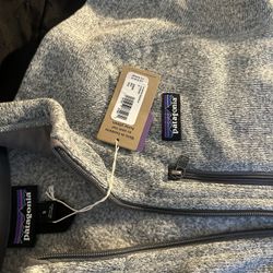 Patagonia Fleece Jacket - Stone Wash Gray - $180