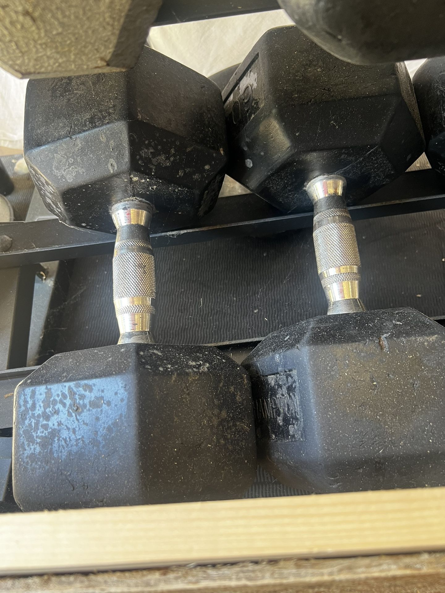 60 Lb Dumbbells (pair)