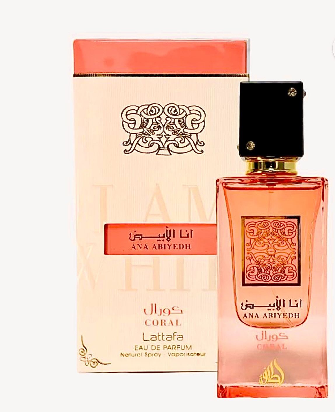 CORAL by Lattafa Eau de Parfum Spray Unisex 3.4 FL oz / 100 ML