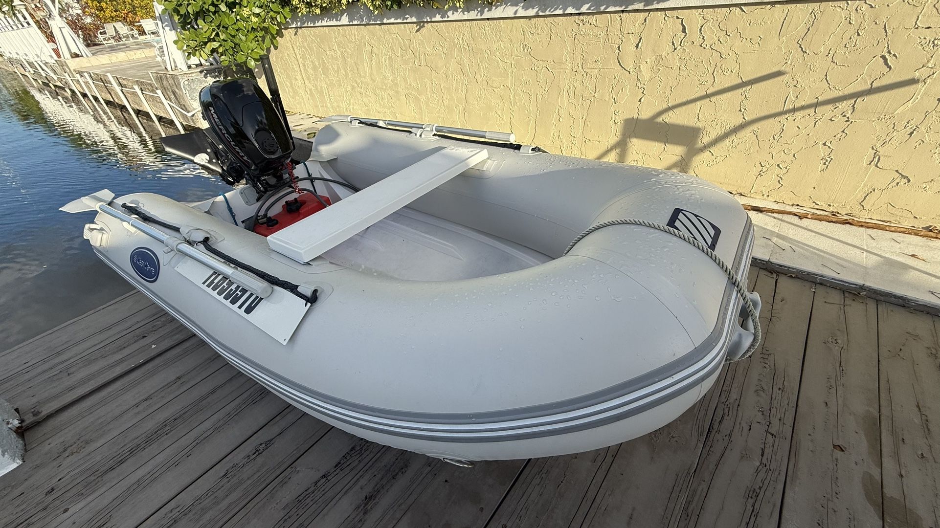 New Dinghy West Marine w/ 6hp Outboard 