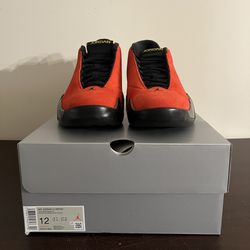 Nike Jordan 14 Ferrari Red Size 12 Mens/ 13.5 Women’s DEADSTOCK  IN HAND