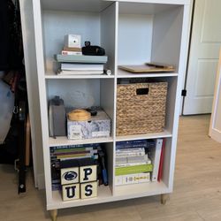 White Cubby Shelf