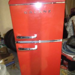 Retro Red GALANZ ,fridge