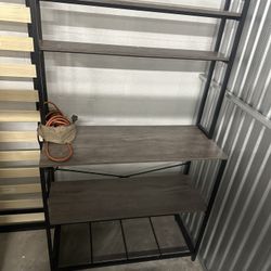 Shelves With Outlet and Plug