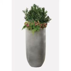 SOLD OUT Cement Plaster 24” X 13” Indoor/Outdoor Pot Vase Plant Planter $200 MSRP