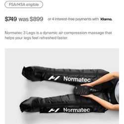 Normatec 3 Compression Recovery Legs - Excellent Condition 