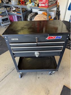 Tool box with lock and key