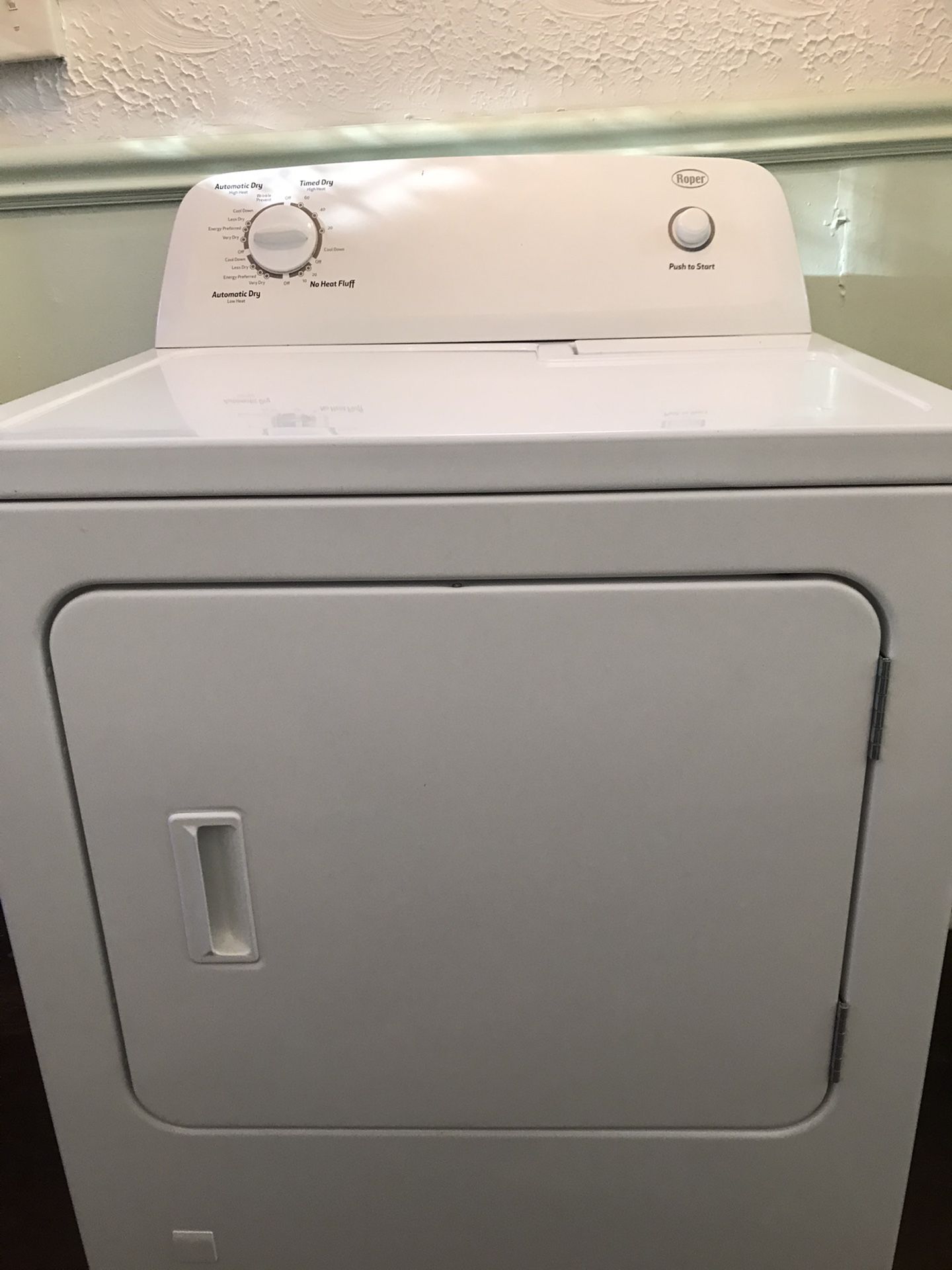 Roper Amana Dryer With Wrinkle Protection 