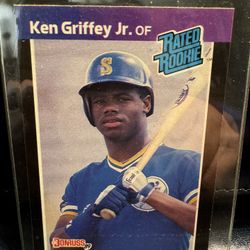 1989 DONRUSS KEN GRIFFEY JR. RATED ROOKIE BASEBALL CARD #33