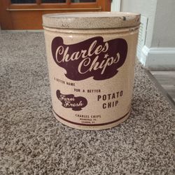 Charles Chips One Pound Tin
