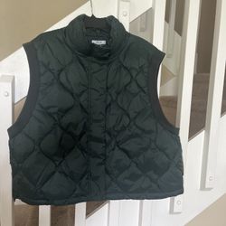 FLX Women’s Green Quilted Vest XX Large