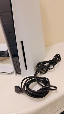 PlayStation 5 Disc Version w/media remote and 1 controller (left thumb stick has a minor drift)