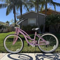 Schwinn Ranger Women’s 26” 7-Speed Cruiser Bike with Springer Fork