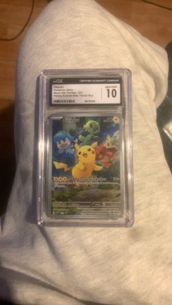 Pikachu Pokémon 2023 Black Star Promo 27 Evolved Elite Trainer Box Gem Mint Cgc 10
