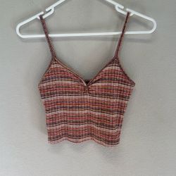 Forever 21 Women’s Size Medium M Tank Crop Top Shirt