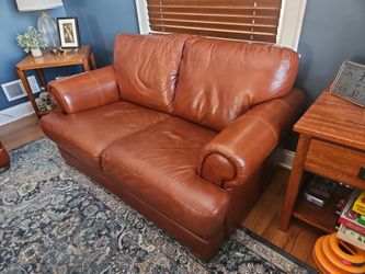 Couch And Loveseat Divani Leather Furniture