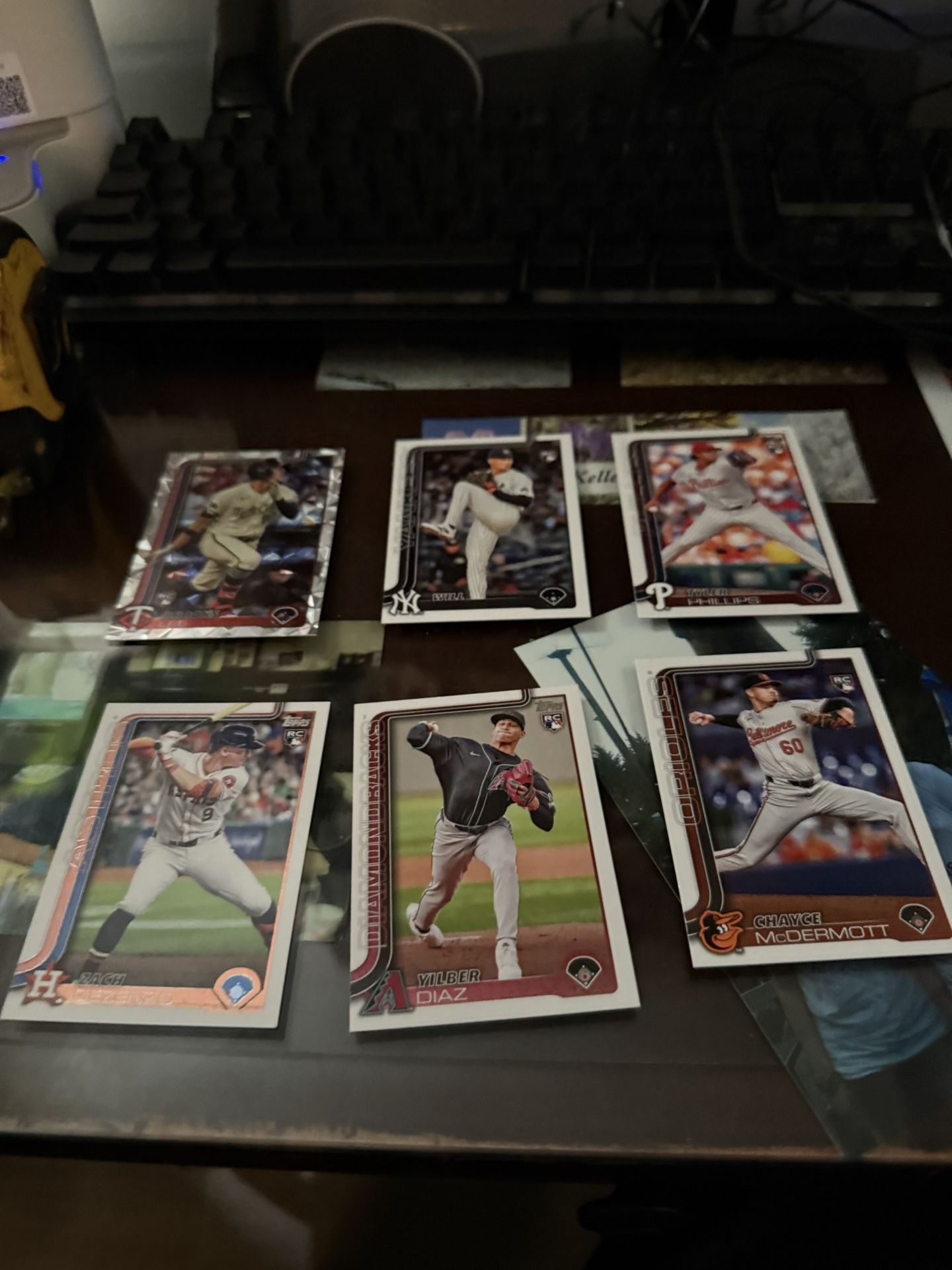Lot Of 70 Baseball And Football Cards 2025 Rookies Refractors Stars Inserts