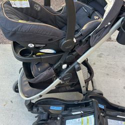 Graco Convertible stroller Car seat/2 Bases
