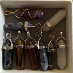 Crystal Point Pendants