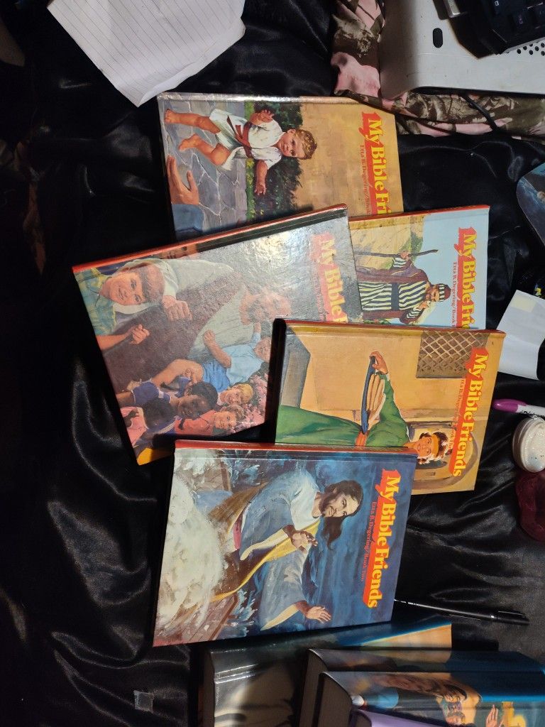 Set Of 5 My Bible Friends Books Vintage 1960s