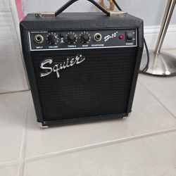 A Squier SP-10 Practice Guitar Amplifier in Very Good condition!