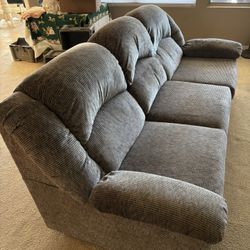 Ashley Recliner Couch Matching Love Seat