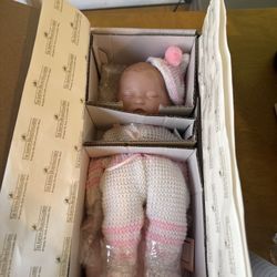 Ashton Drake Porcelain Baby-Beautiful Newborn 1st Issue Miracle of Life 1995-NIB