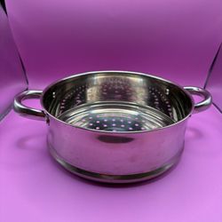 Stainless Steel Steamer Strainer 10” Diameter x 4” Deep
