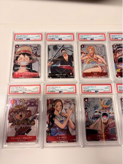 One Piece 25th anniversary Japanese sequential set psa10