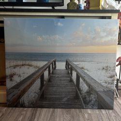 36x30 Ocean On Canvas