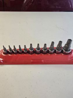 Snap on 5 point tamper proof torx set