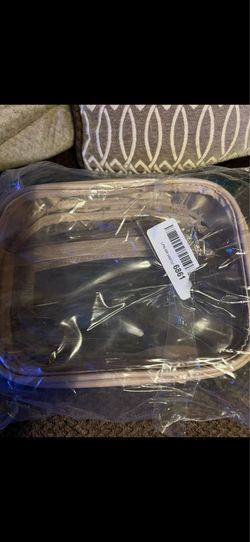 NEW make up bag clear bag