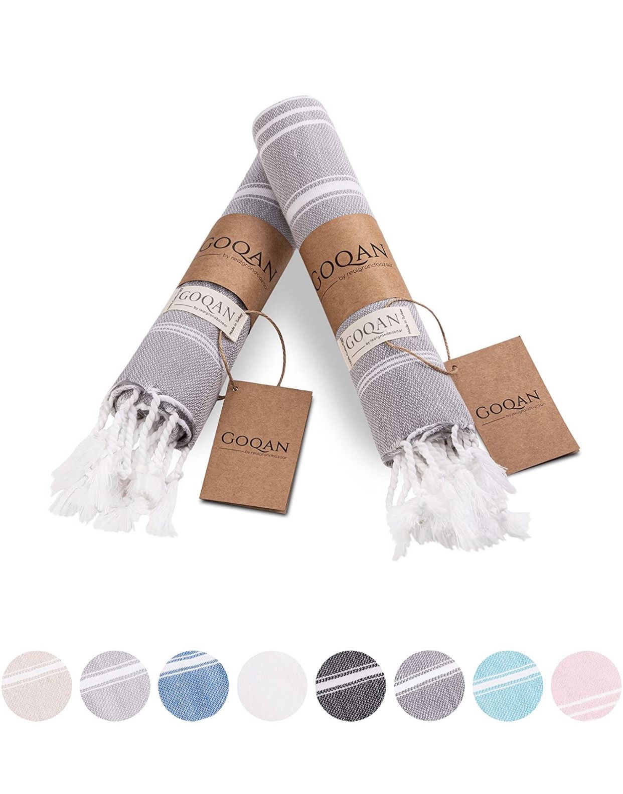 Turkish Hand Towels Set of 2