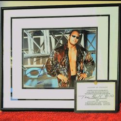 The Rock Autographed 8x10 W/ Certification
