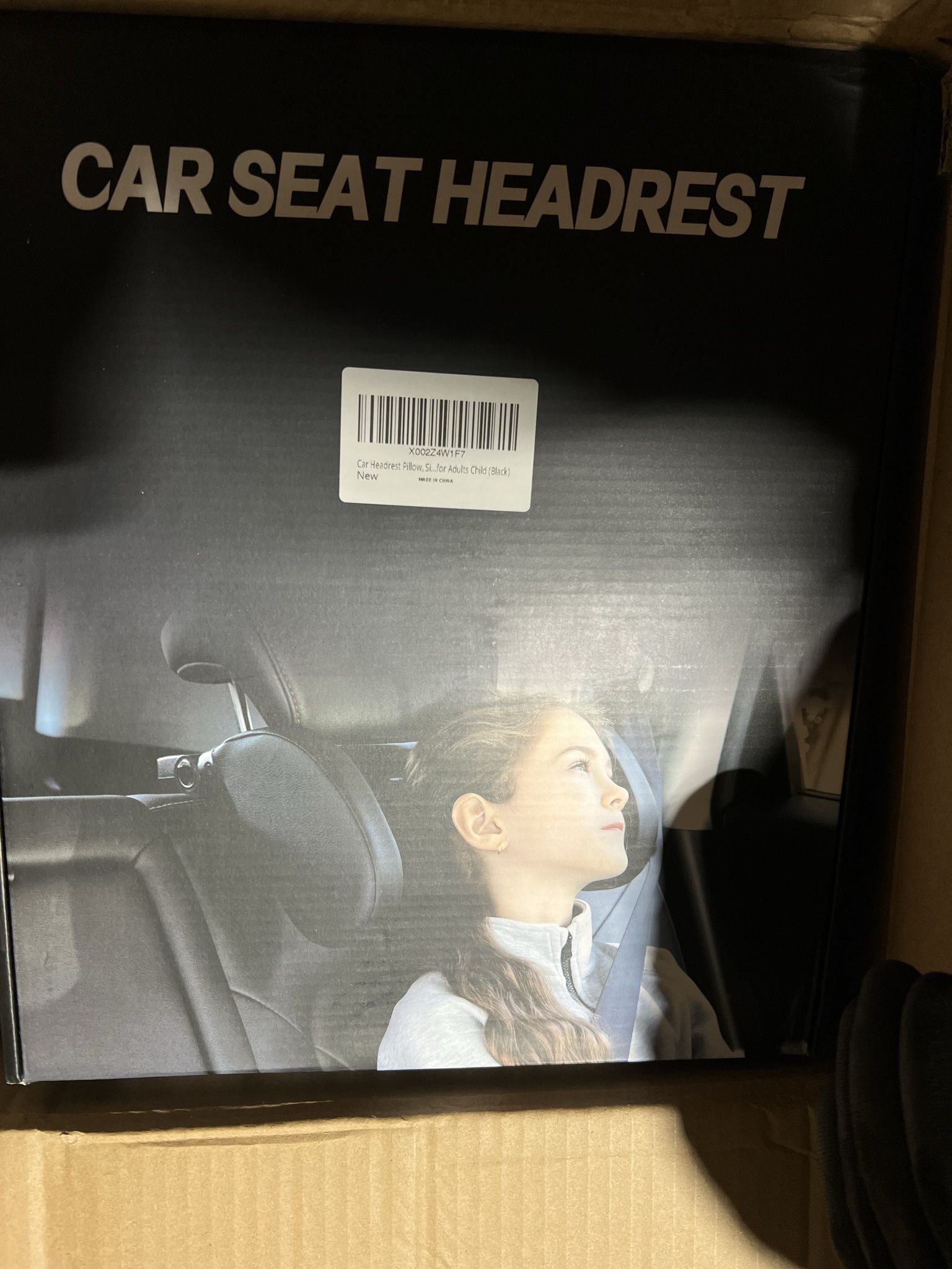 HOTBEST Car Seat Head Neck Support Headrest Pillow Travel Detachable Sleeping Cushion