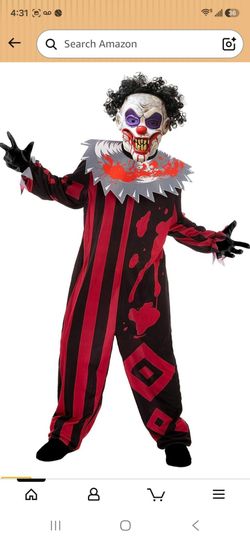 Boys Medium Clown Costume $20