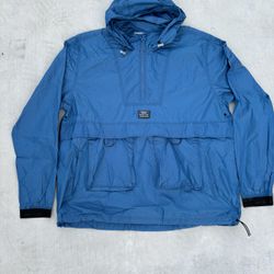 DC blue windbreaker size XXL