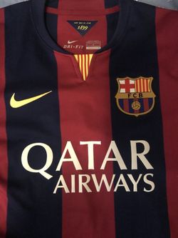Nike dry fit authentic Leo Messi Jersey