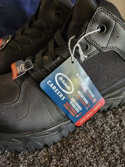 Dr. Scholl's Careers Work Boots Black Wide Width